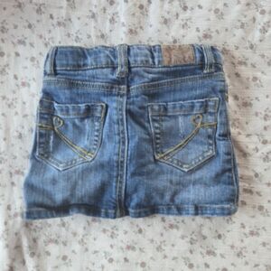 Y2K Blue Denim Girls Skirt